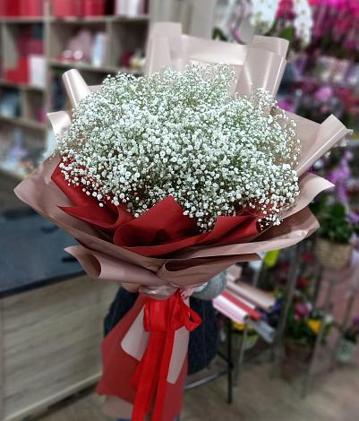 Букет цветов из: Гипсофила в Средней Ахтубе