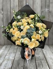 Букет цветов из:  Розы и Лизиантусы #REPLACE_PRED# Средней Ахтубе