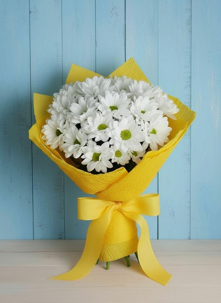 Букет цветов из: Хризантемы в Средней Ахтубе